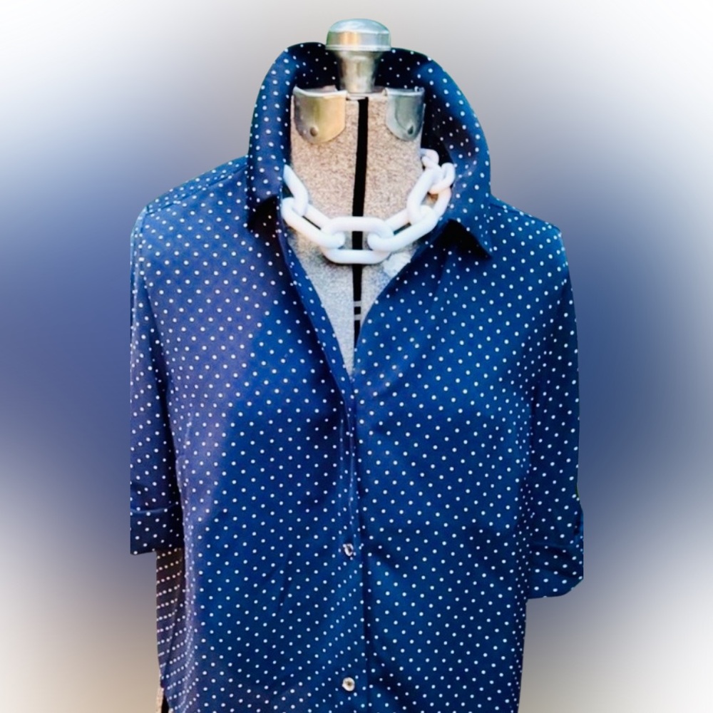 Michael Kors polka dot blouse